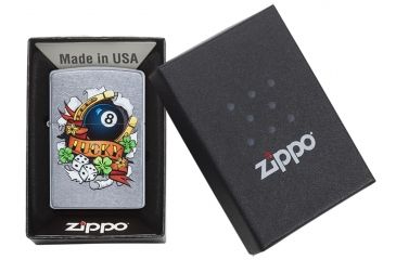 Image of Zippo Lucky Tattoo Pocket Lighter, 29604