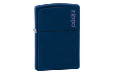 Image of Zippo Classic Style Lighter w/ Zippo Logo, Navy Matte 239ZL