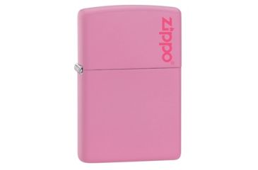 Image of Zippo Classic Style Lighter w/ Zippo Logo, Pink Matte 238ZL