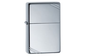 Image of Zippo Vintage Series 1937 Classic Style Lighter w/ Slashes, High Polish Chrome 260