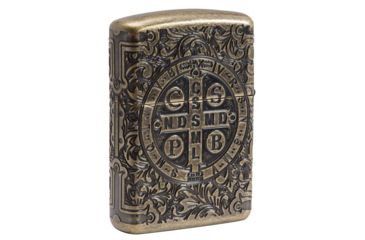 Image of Zippo St. Benedict Design Pocket Lighter w/ Box 29719