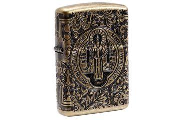 Image of Zippo St. Benedict Design Pocket Lighter w/ Box 29719