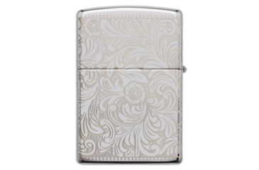 Image of Zippo Venetian 45th AnniversaryLighter w/ Click, Silver, One Size, 49053