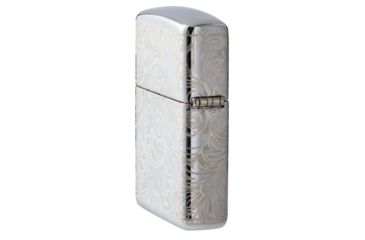 Image of Zippo Venetian 45th AnniversaryLighter w/ Click, Silver, One Size, 49053