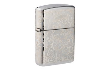 Image of Zippo Venetian 45th AnniversaryLighter w/ Click, Silver, One Size, 49053
