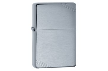 Image of Zippo Vintage Series 1937 Classic Style Lighter w/ Slashes, Brushed Chrome 230