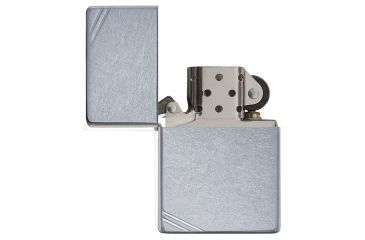 Image of Zippo Vintage Street Chrome, Silver w/Slashes, ZI267