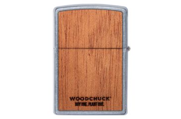 Image of Zippo Woodchuck USA Skull &amp; Snake Lighter w/ Click, Silver, One Size, 49042