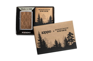 Image of Zippo Woodchuck Walnut Leaves
