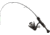 13 Fishing The Snitch Pro Ice Combo 23", Spin 7BB, Solid Graphite Blank, Hi-Vis Flex-Core Quick Action Tip, SNPC-23
