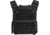 221B Tactical QRF Low Visibility Minimalist Plate Carrier, Black, One Size, QRFPC-BLK