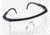 3M Nassau Plus Eyewear Black Frame Clear Lens 14300-00000-20