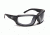 7 Eye Air Shield Panhead Sunglasses,SharpView Clear Lens,Matte Black Frame,M-XL 260140