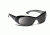 7 Eye AirDam Leveche Sunglasses,SharpView Polarized Gray Lens,Glossy Black Frame,S-L 440553