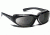 7 Eye 7eye Air Shield Sunglasses Bora, Sharp View Clear Pc Lens, Glossy Black Frame, L-XL , Men 140540