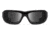 7Eye by Panoptix Airshield Aspen Sunglasses, RX Ready, Black Fade Frame, SharpView Gray Lens, S-M 335841