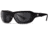 7Eye by Panoptix Airshield Aspen Sunglasses, RX Ready, Black Fade Frame, SharpView Gray Lens, S-M 335841