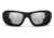 7Eye by Panoptix Airshield Aspen Sunglasses, RX Ready, Matte Black Frame, SharpView Clear Lens, S-M 330140