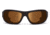 7Eye by Panoptix Airshield Aspen Sunglasses, RX Ready, Matte Black Frame, SharpView Copper Lens, S-M 330142