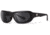 7Eye by Panoptix Airshield Aspen Sunglasses, RX Ready, Matte Black Frame, SharpView Polarized Gray Lens, S-M 330153