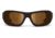 7Eye by Panoptix Airshield Aspen Sunglasses, RX Ready, Matte Black Frame, SharpView Polarized Copper Lens, S-M 330154