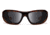 7Eye by Panoptix Airshield Aspen Sunglasses, RX Ready, Sunset Tortoise Frame, SharpView Polarized Gray Lens, S-M 330653