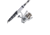 Abu Garcia Max Pro Spinning Combo, 5.8/1, Right/Left, 30, 7ft. Rod Length, Medium Power, Moderate Fast Action, 1 Piece Rod, MAXPROSP30/701M