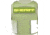 Ace Link Armor Sheriff Patch, Yellow On Green, B-TG-ID-SHE-YL-GRN