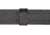 Aker Leather Model 530 Double Snap 1inch Wide Belt Keepers, Chrome Snap, Basketweave, Black, A530-BW-CH