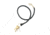 Aker Leather Brass Hook &amp; Ring, Plain, Black, A699-BP-B