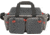 Allen Competitor Premium Molded Lockable Range Bag, Internal Tote and Fold-Up Gun Mat, Heather Gray/Red, 16.6 in x 9 in x 11.8 in, 8325