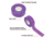 Allen No Trespassing Flagging Tape, 150-feet, Purple, 12 Pack, 467