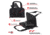 Allen Pistol Tote, Most Semi-Auto Handguns &amp; Revolvers, Black, 3640