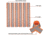 Allen Reflective Flagging Strips, 6in, Orange, 6 Pack, 458