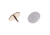 Allen Reflective Trail Marking Tacks, Silver, 47
