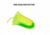 Allen ULTRX Tethered Tapered Foam Ear Plugs, 5-Pairs, Lime/ Yellow, 4119