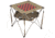 ALPS Mountaineering Eclipse Table with Checkerboard Top, 27 x 27 x 26 inches, Khaki, 8360114
