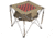 ALPS Mountaineering Eclipse Table with Checkerboard Top, 27 x 27 x 26 inches, Khaki, 8360114