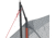 ALPS Mountaineering Hex 2-Person Tent, Charcoal/Red, 5200042