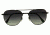 American Optical Original Pilot LE Sunglasses w/ Black Frame and Polycarbonate Gradient Grey Lens BGRGRY-WS145-20-55-45