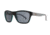 Anarchy Angst Sunglasses, Blk front w turq inside and gun metallic temples Frame, Smoke - Polarized Lens, Polarized, 10218824.QTM