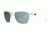 Anarchy Angst Sunglasses, Shiny clear crystal Frame, Smoke w/ Full Silver Mirror - Pol Lens, Polarized, 10218823.QTM