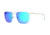 Anarchy Hundo Sunglasses, Matte silver Frame, Smoke with Blue Mirror Lens, 10223764.QTM