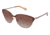 Ann Taylor Skyscraper Sunglasses - Frame CARAMEL, Lens Color Brown TYATSKYSCRAPER02