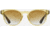 AO 1004 Sunglasses, Yellow Crystal Tortoise Frame, SunVogue Brown Gradient AOLite Nylon Lenses, Polarized, 51-18-145, 004151ST--BGN-P