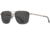 AO Airman Sunglasses - Mens, Pewter, True Color Gray AOLite Nylon Lenses, Pewter / True Color Gray Polarized Lens, 56-15-145, AIR256STSMGYN-P