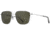 AO Airman Sunglasses - Mens, Silver, Calobar Green AOLite Nylon Lenses, Silver / Calobar Green Lens, 56-15-145, AIR356STSMGNN