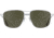 AO Airman Sunglasses - Mens, Silver, Calobar Green AOLite Nylon Lenses, Silver / Calobar Green Polarized Lens, 56-15-145, AIR356STSMGNN-P