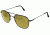 AO II 8-Base Sunglasses, Black, Wire Spatula, Gold Mirror Lens, 52mm, Small B-GMP-WS-52