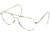 Ao Flight Gear General Series Sunglasses Frame No Lens Gold Bayonet 52mm Lens G Bnt 52